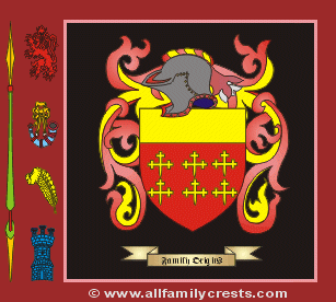 Arderne Coat of Arms, Family Crest - Click here to view