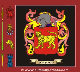 Arlet Coat of Arms, Family Crest - Click here to view