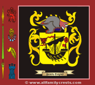 Macane Coat of Arms, Family Crest - Click here to view