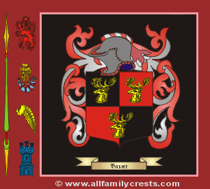 Baxter Coat of Arms, Family Crest - Click here to view