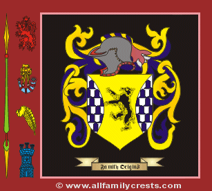 Benard Coat of Arms, Family Crest - Click here to view