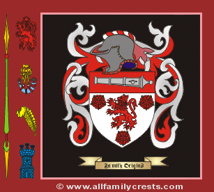 Berrigan Coat of Arms, Family Crest - Click here to view