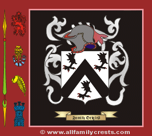 Bray Coat of Arms, Family Crest - Click here to view