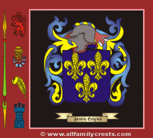 Burk Coat of Arms, Family Crest - Click here to view