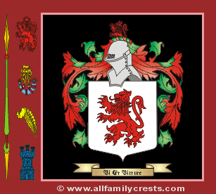 Carolane Coat of Arms, Family Crest - Click here to view