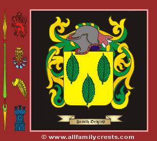 Clery Coat of Arms, Family Crest - Click here to view