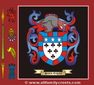 Clinton Coat of Arms, Family Crest - Click here to view