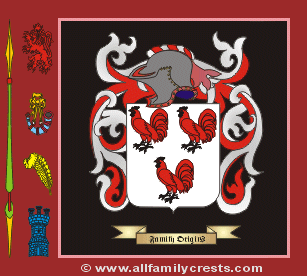 Cockayne Coat of Arms, Family Crest - Click here to view