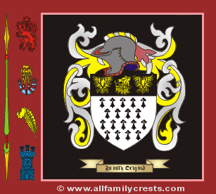 Colclough Coat of Arms, Family Crest - Click here to view