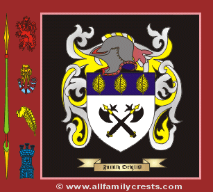 Cournane Coat of Arms, Family Crest - Click here to view
