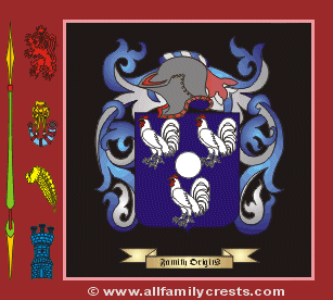 Coxen Coat of Arms, Family Crest - Click here to view