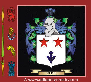 MacCall Coat of Arms, Family Crest - Click here to view