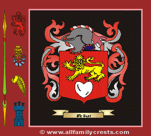 MacCart Coat of Arms, Family Crest - Click here to view