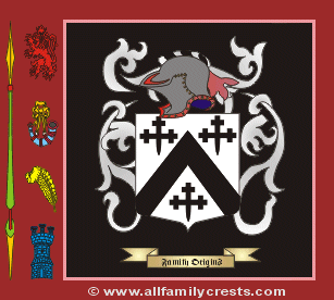 DAVENPORT family crest and meaning of the coat of arms for the surname ...