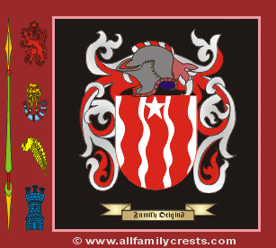 Down Coat of Arms, Family Crest - Click here to view
