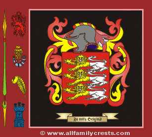 Downey Coat of Arms, Family Crest - Click here to view