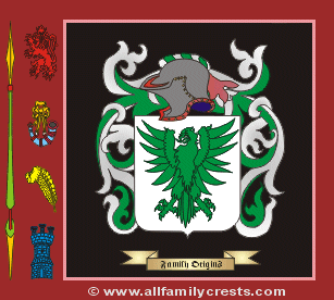 MacEnery Coat of Arms, Family Crest - Click here to view