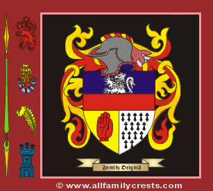 MacEvoy Coat of Arms, Family Crest - Click here to view