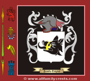 Gardine Coat of Arms, Family Crest - Click here to view