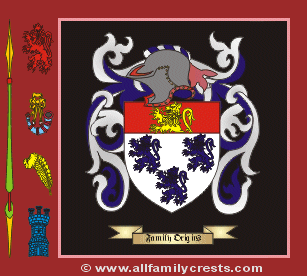 Guiry Coat of Arms, Family Crest - Click here to view