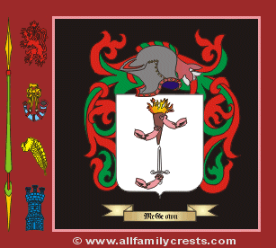 MacGeown Coat of Arms, Family Crest - Click here to view