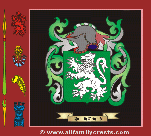 MacGlinchy Coat of Arms, Family Crest - Click here to view