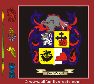 MacGonnell Coat of Arms, Family Crest - Click here to view