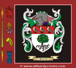 Hagerty Coat of Arms, Family Crest - Click here to view