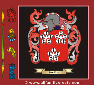 Hamilton Coat of Arms, Family Crest - Click here to view