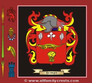 Hannigan Coat of Arms, Family Crest - Click here to view