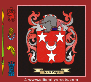 Hazzard Coat of Arms, Family Crest - Click here to view