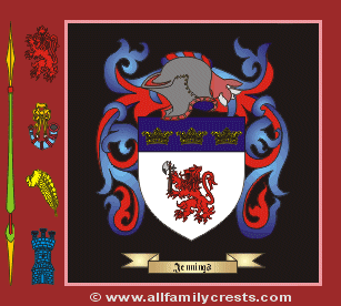 Jennyngs Coat of Arms, Family Crest - Click here to view