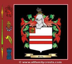 Kirby Coat of Arms, Family Crest - Click here to view