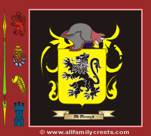 MacMonagel Coat of Arms, Family Crest - Click here to view