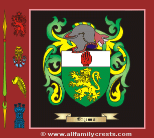 Maguinness Coat of Arms, Family Crest - Click here to view