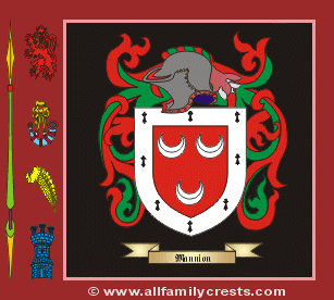 Manion Coat of Arms, Family Crest - Click here to view