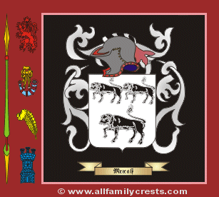 Medcalf Coat of Arms, Family Crest - Click here to view