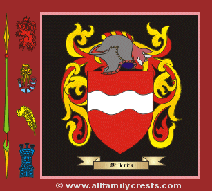 Milerick Coat of Arms, Family Crest - Click here to view