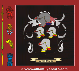 Minnagh Coat of Arms, Family Crest - Click here to view
