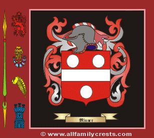 Minner Coat of Arms, Family Crest - Click here to view
