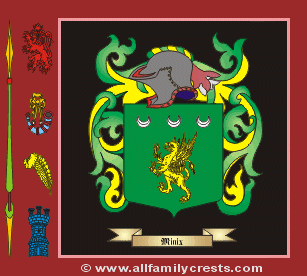 Minnix Coat of Arms, Family Crest - Click here to view