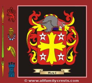 Miskell Coat of Arms, Family Crest - Click here to view