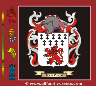 Moncrief Coat of Arms, Family Crest - Click here to view