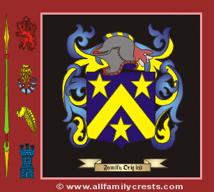 Monk Coat of Arms, Family Crest - Click here to view