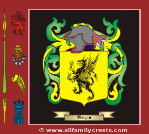 Morgan-ireland Coat of Arms, Family Crest - Click here to view