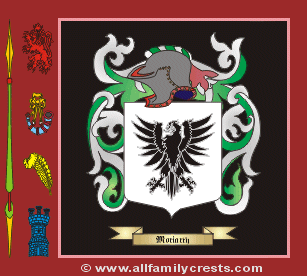 Moriarty Coat of Arms, Family Crest - Click here to view
