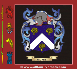 Mossman Coat of Arms, Family Crest - Click here to view