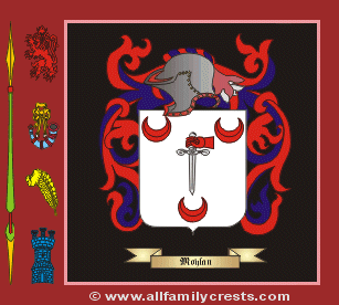 Moylan Coat of Arms, Family Crest - Click here to view