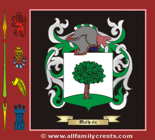 Mulherin Coat of Arms, Family Crest - Click here to view