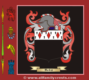 Mullans-england Coat of Arms, Family Crest - Click here to view